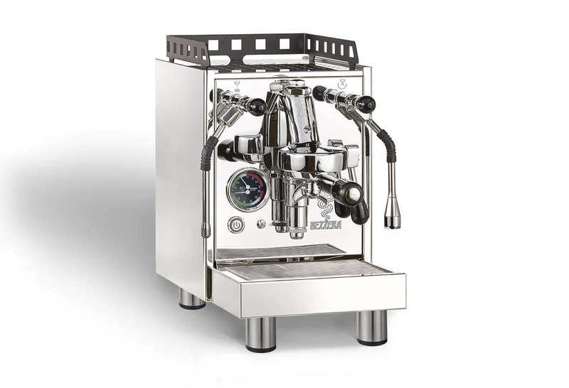 Bezzera Aria Top Fast Heating - Zweikreiser-Espressomaschine mit PID & Rotationspumpe (Edelstahl)