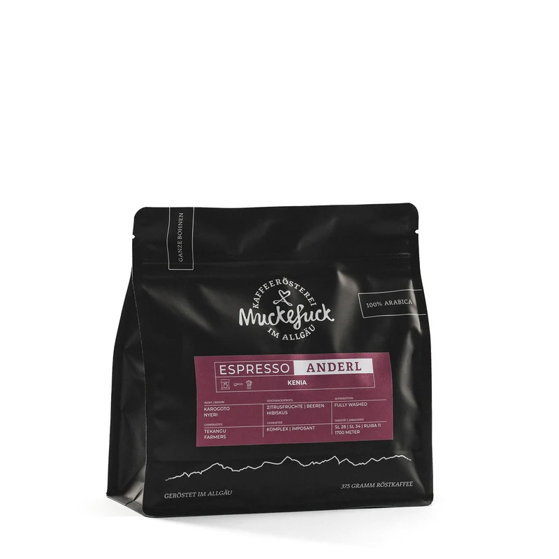Kaffeerösterei MUCKEFUCK – Anderl | Kenia | Espressoröstung