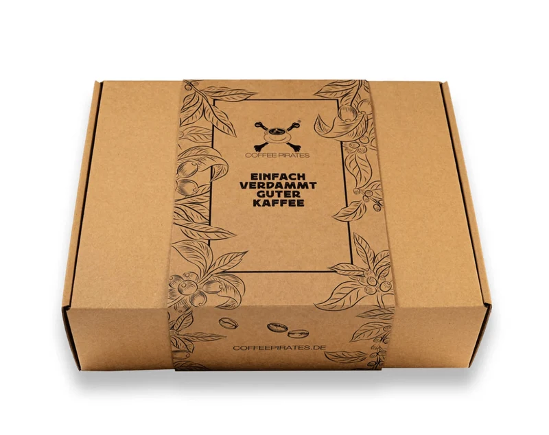 Geschenkbox – Coffee Pirates (Leerbox für Geschenke & Bundles)