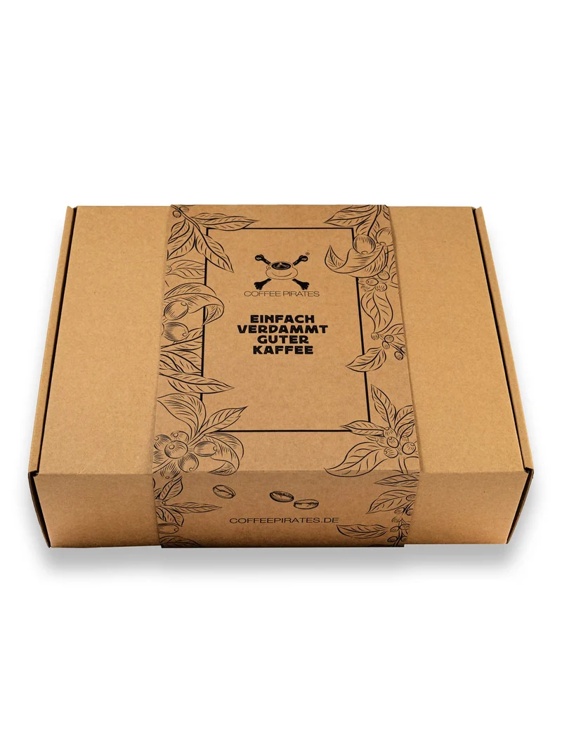 Coffee Pirates Espresso Box – Geschenkset mit 4 Röstungen