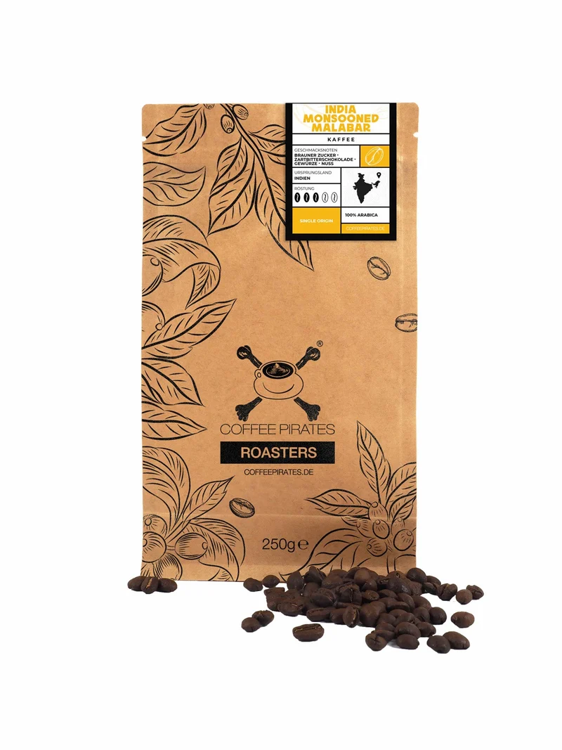 Indien Monsooned Malabar – Specialty Arabica aus Indien mit würzig-nussigem Charakter
