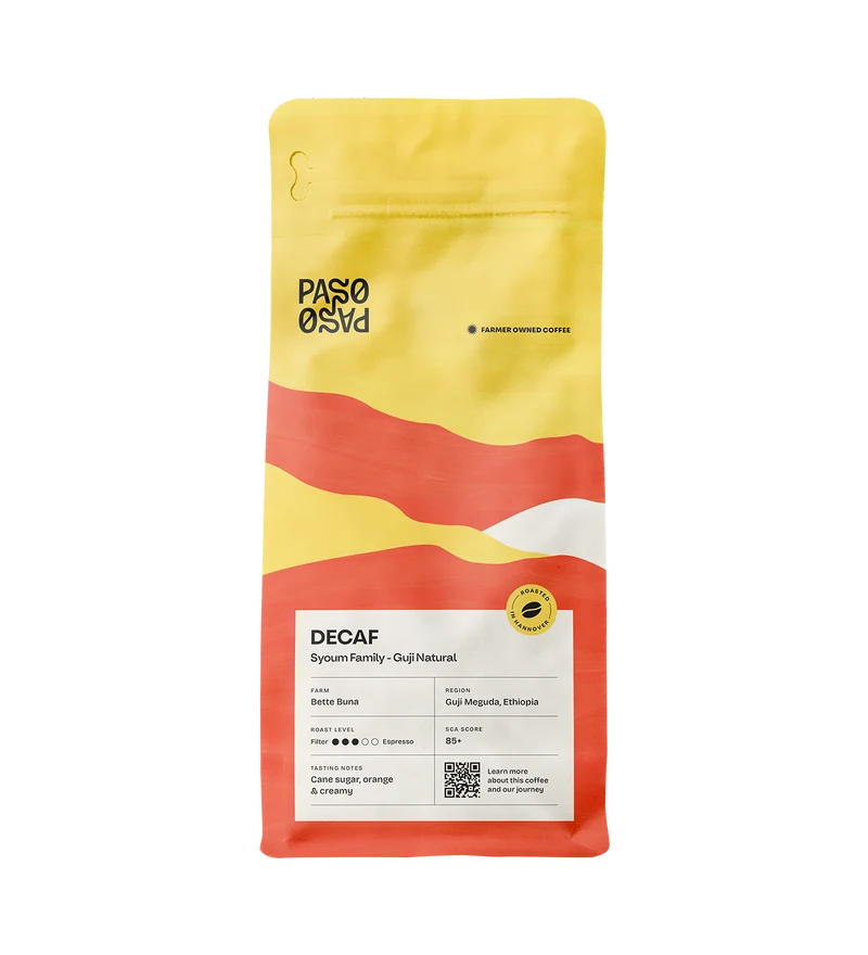 Paso Paso EA Decaf – Guji Natural | Entkoffeinierter Specialty Coffee