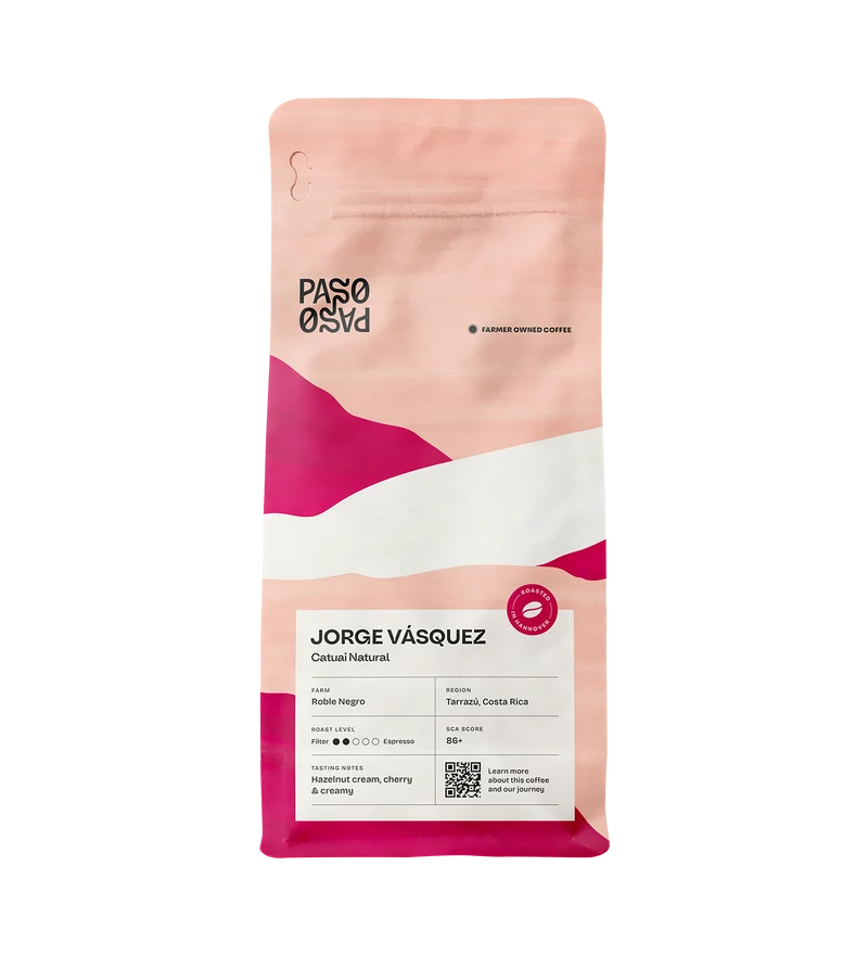 Paso Paso Filter Coffee – Roble Negro | Catuai Natural aus Costa Rica