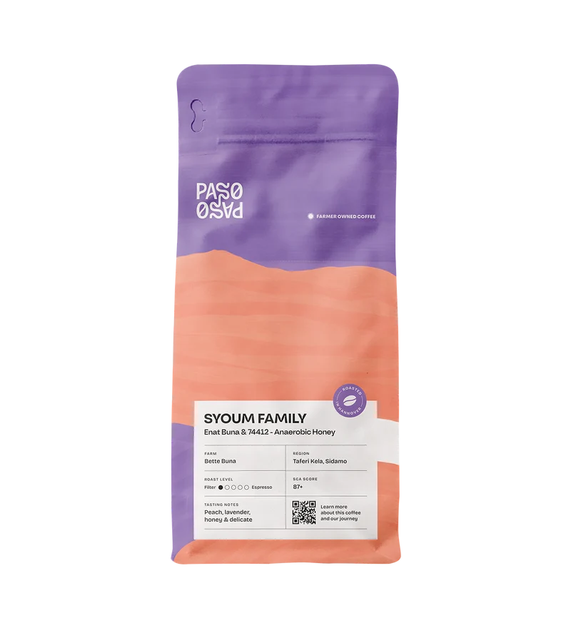 Paso Paso Filter Coffee – Syoum Family | Anaerobic Honey aus Sidama, Äthiopien