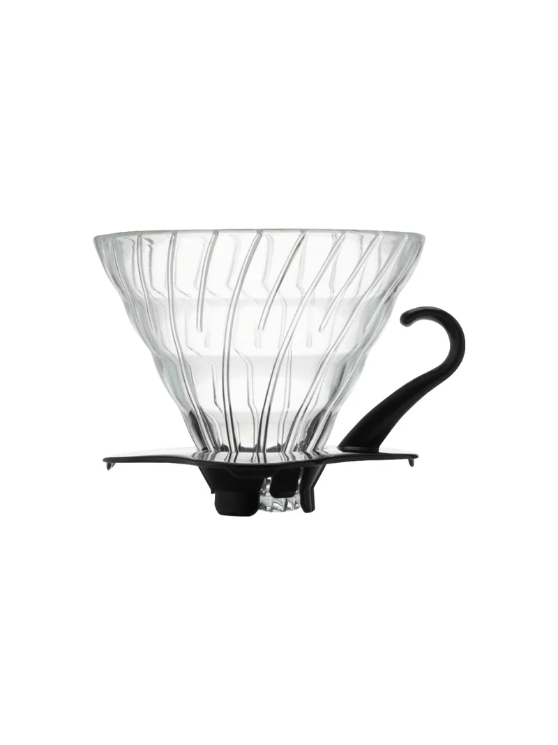 V60-02 Glass Dripper (Black)