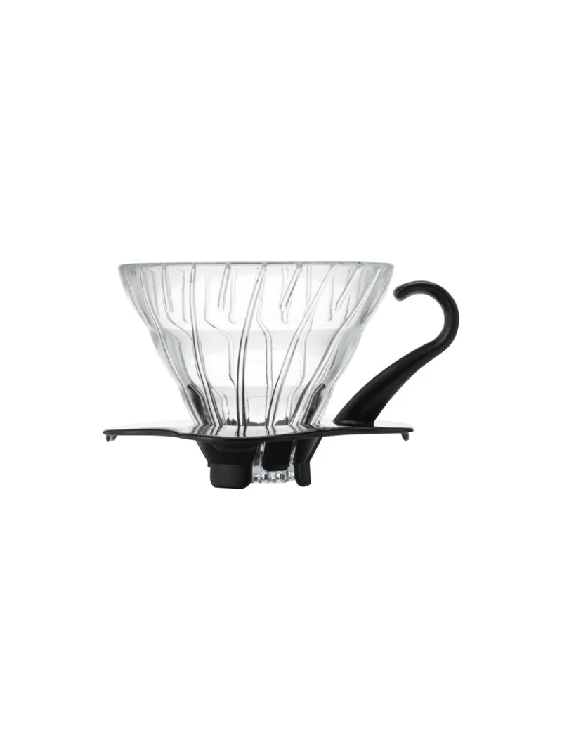 V60-01 Glass Dripper (Black)