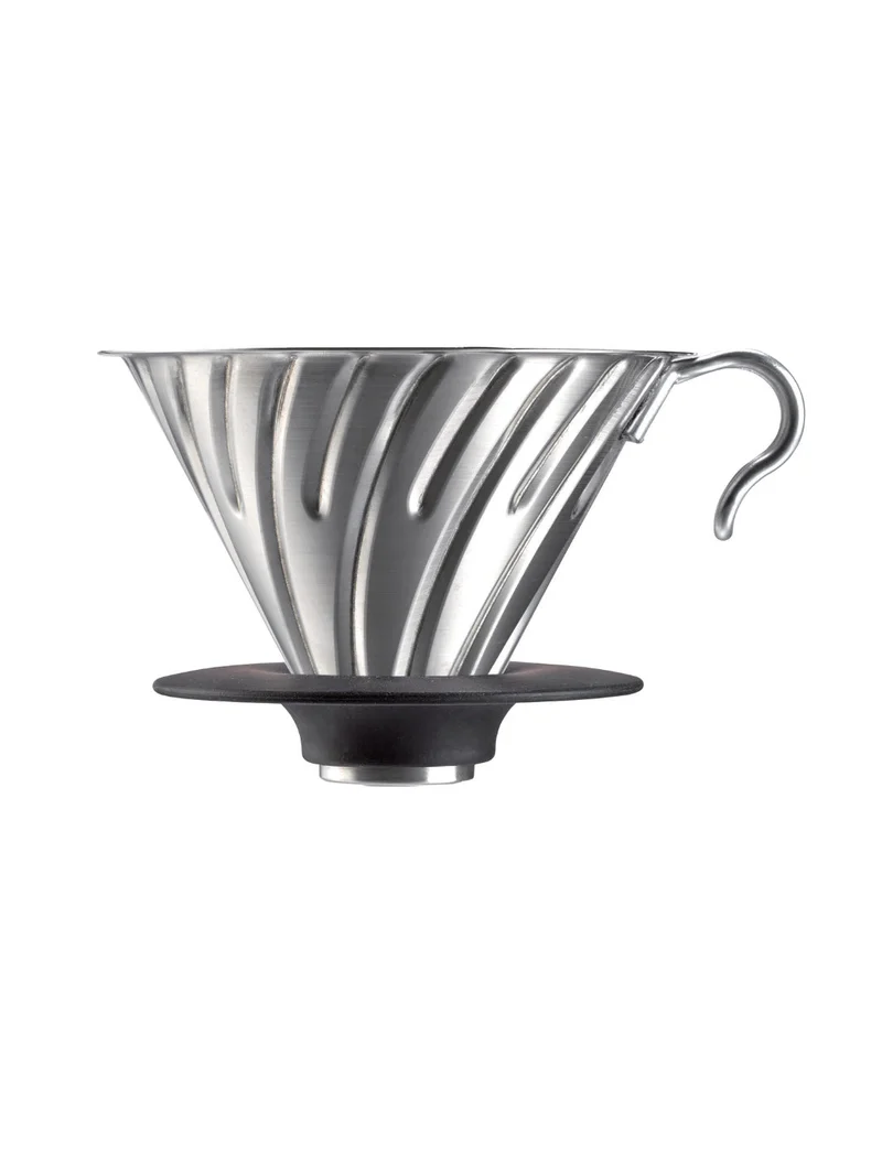 V60-02 Metal Dripper (Silver)