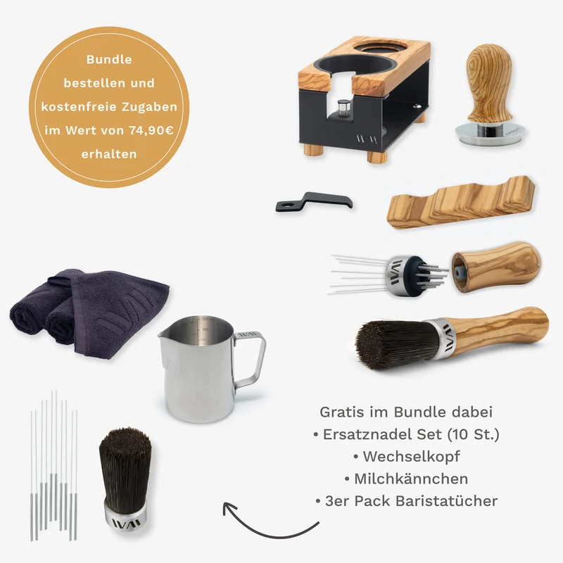 Tamperstation schwarz Super Bundle - Olive