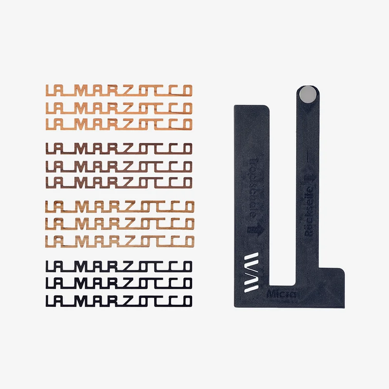 La Marzocco Holz-Schriftzug Set für Linea Micra