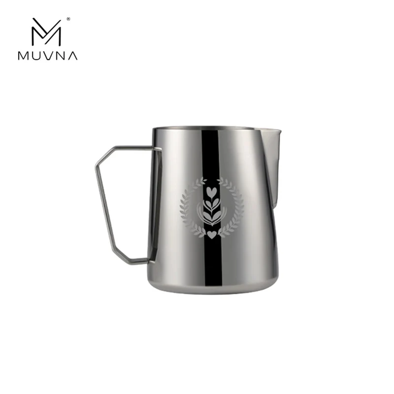 Muvna Milchkännchen, natural silver