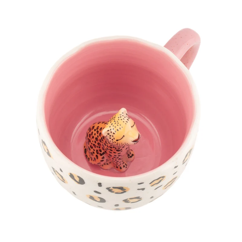 Überraschungs-Leoparden-Tasse