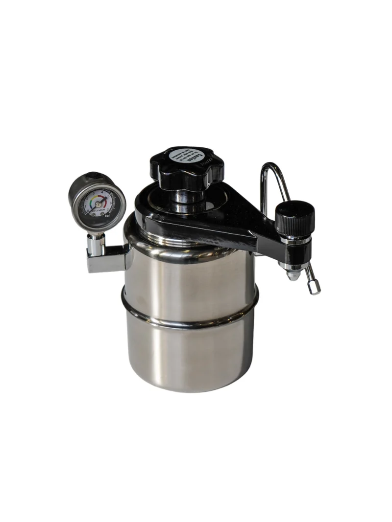 Stovetop Espresso & Cappuccino Maker with Pressure Gauge