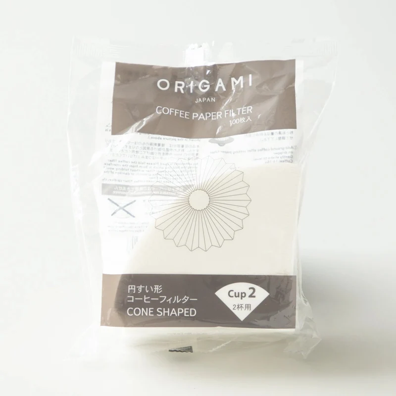 Origami Filterpapier Cup 2, für Origami Dripper S, 100 Stück