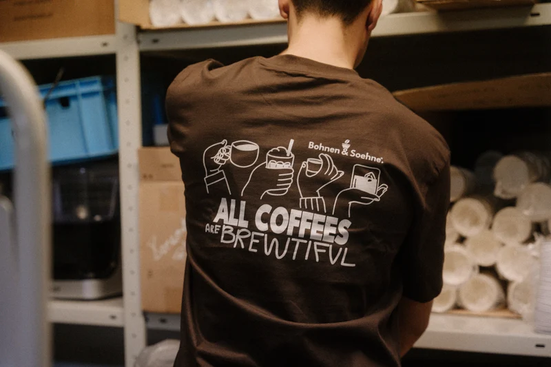 B&S T-Shirt "Brewtiful" dunkelbraun