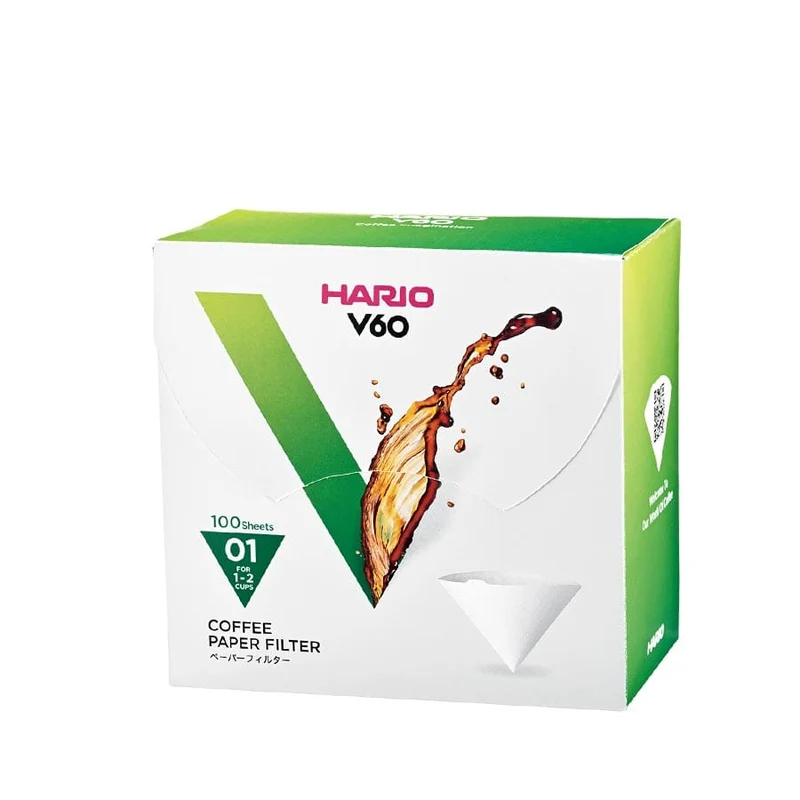 Hario V60 Papierfilter Größe 01 und 02 – Die Basis für klaren Kaffeegenuss