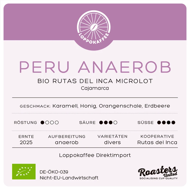 NEU!! BIO PERU ANAEROBIC MICROLOT Ernte 2025