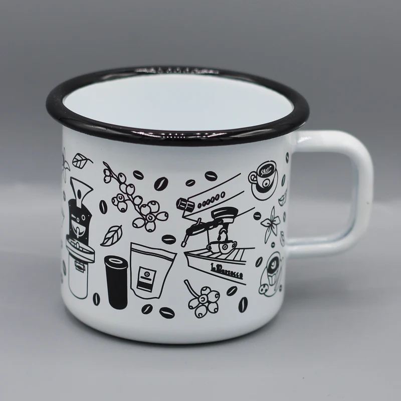 LOPPOKAFFEE EMAILLETASSE SONDEREDITION - LIMITIERT -