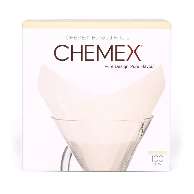 CHEMEX FILTERPAPIER - 100 STÜCK - gefaltet und quadratisch