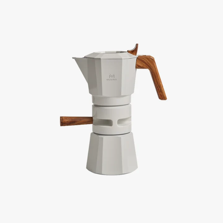 MUVNA Dubbele Klep Moka Pot