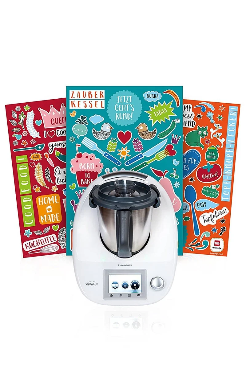 Aufkleber für den Thermomix | Sticker-Set mit 3 Bögen