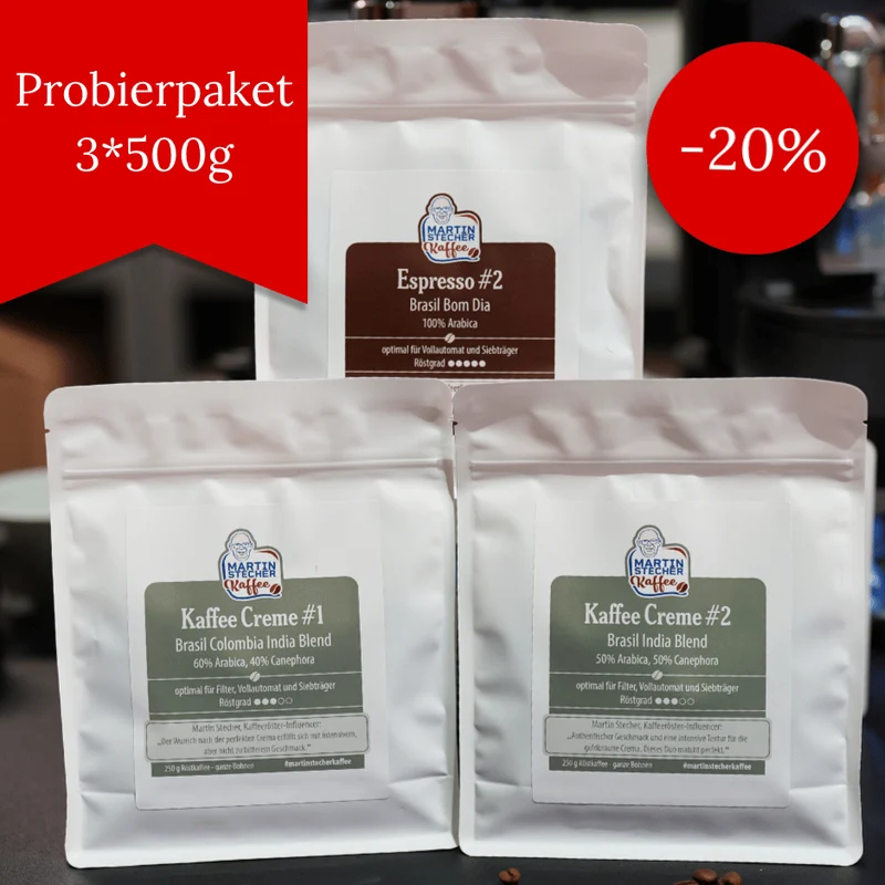 Vollautomaten Probierpaket 3*500g
