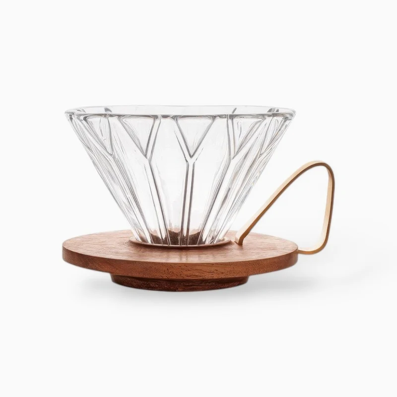 Prisma Walnut Pour-Over Dripper