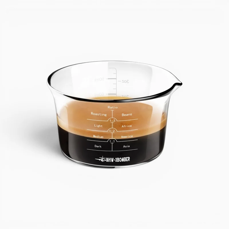 Glass Espresso Measuring Cup 120ml