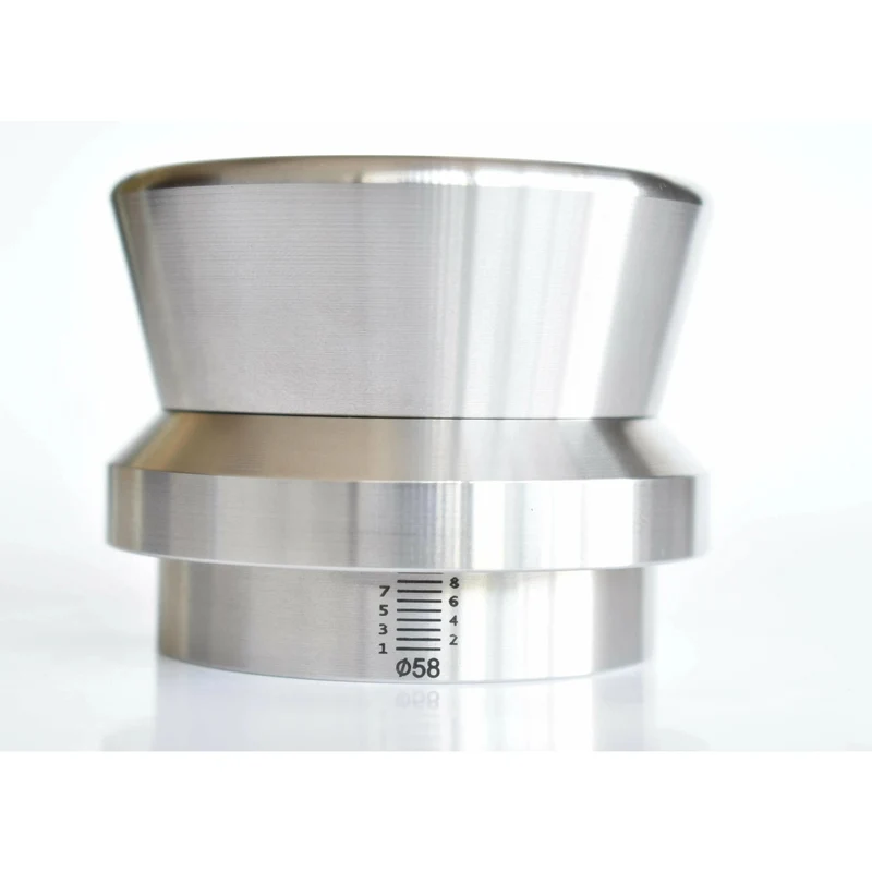 Level Tamper Stainless & Alu ( Ø 48-58,5 mm)