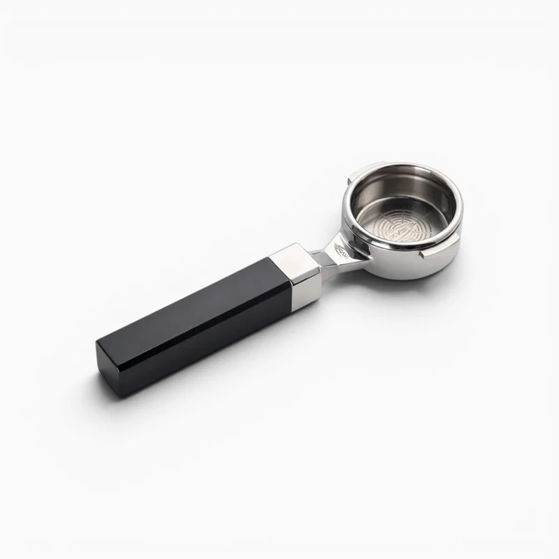 Flat-Base E61 Bottomless Portafilter with High-Extraction Basket