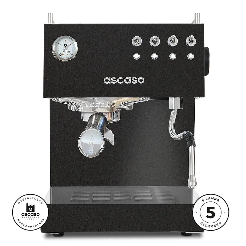 Ascaso Steel UNO Black | 5 Jahre Garantie