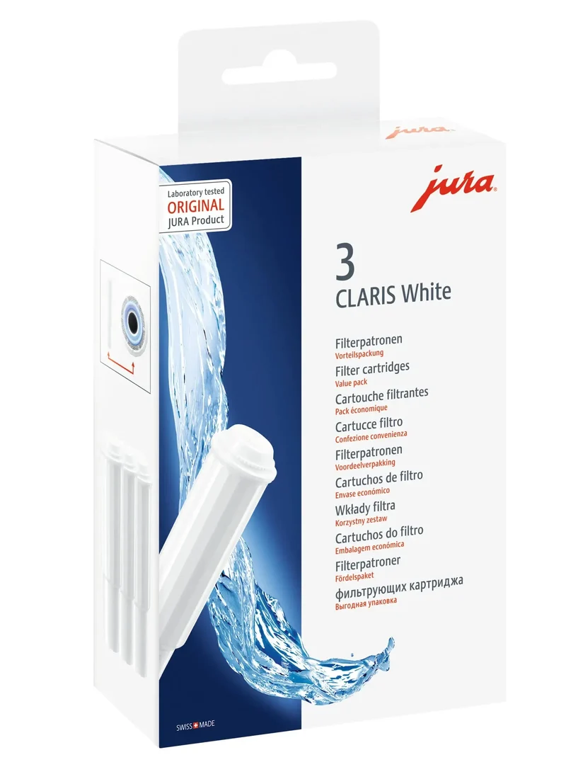 JURA 3x Filterpatrone CLARIS White