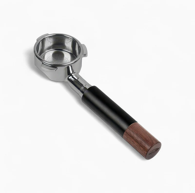 Openwork Bottomless Portafilter with High Extraction Basket