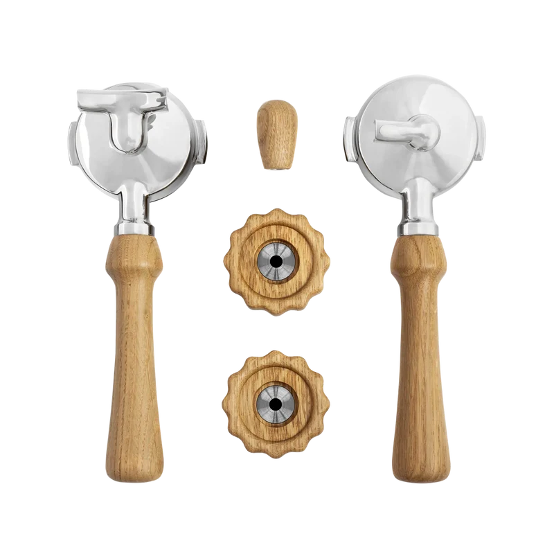 Wiedemann Griffset refined für Rocket Siebträger Maschine, Eiche 1003005 - Kaffeewelt