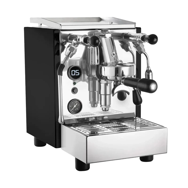 ACM Homey mit Shot Timer Schwarz Siebträgermaschine - Kaffeewelt