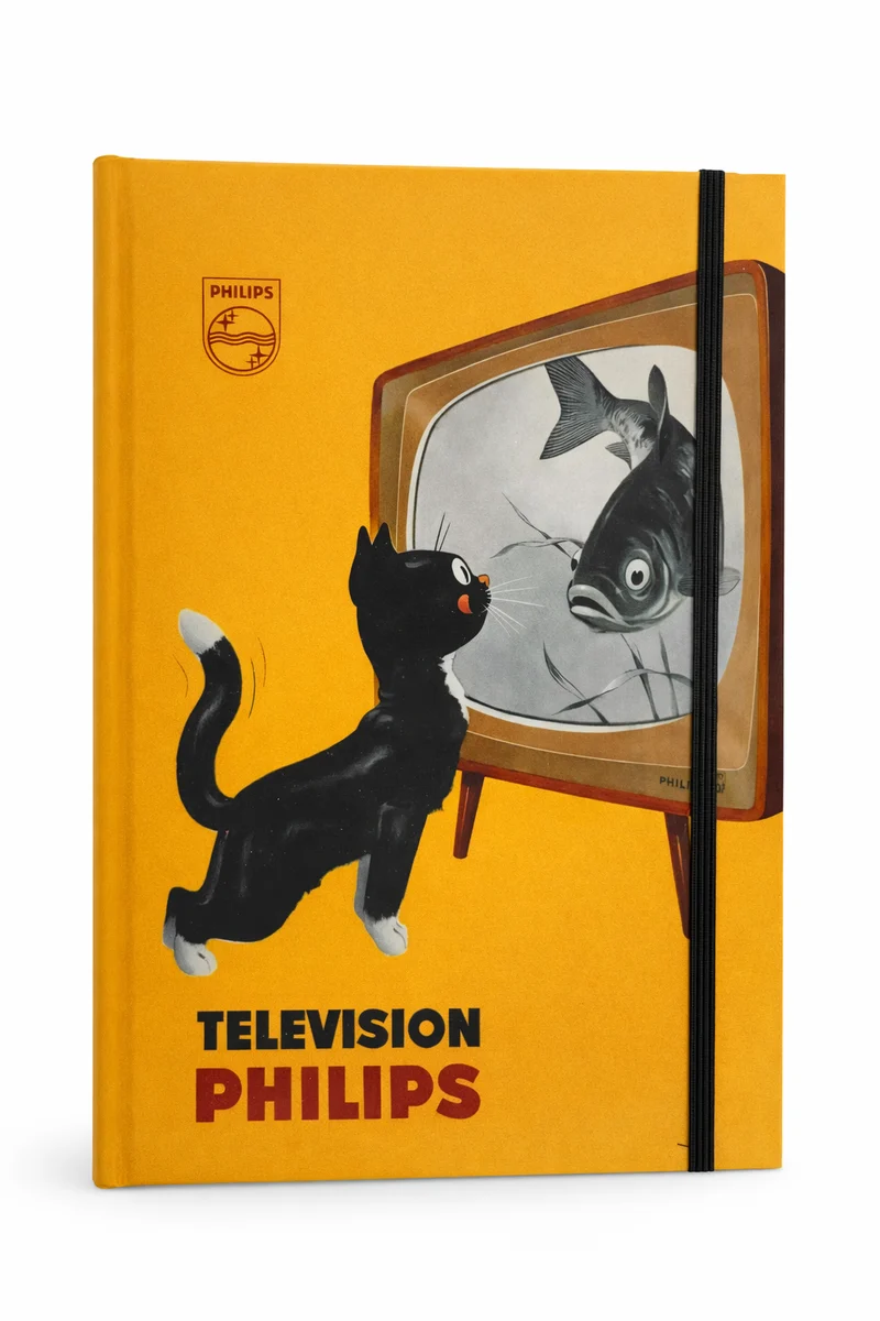 Notebook Philips heritage (kat & televisie)