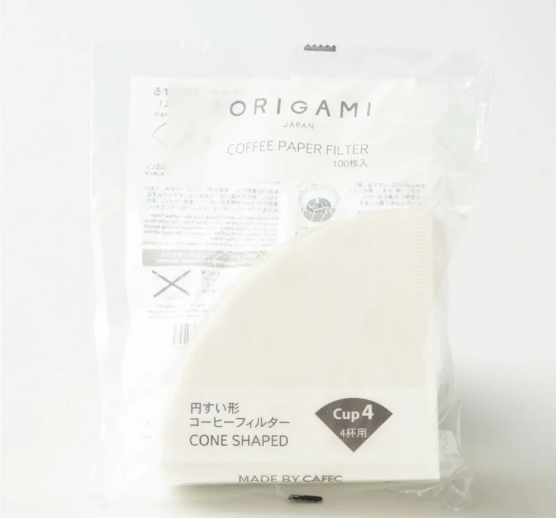 Origami Filterpapier Cup 4, für Origami Dripper M, 100 Stück
