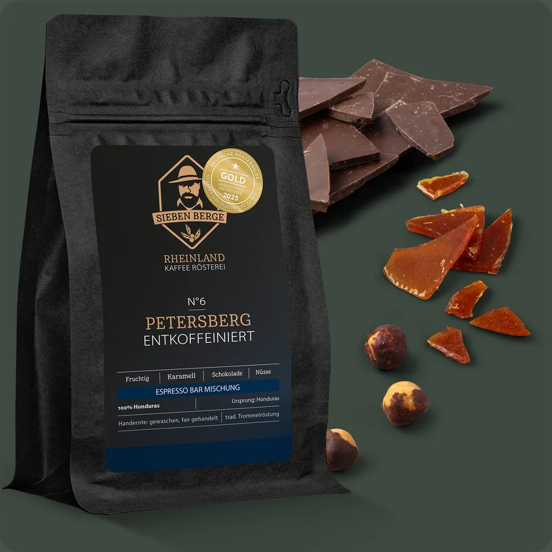 N°6 Petersberg – Entkoffeinierter Genuss – Espresso Bar Mischung