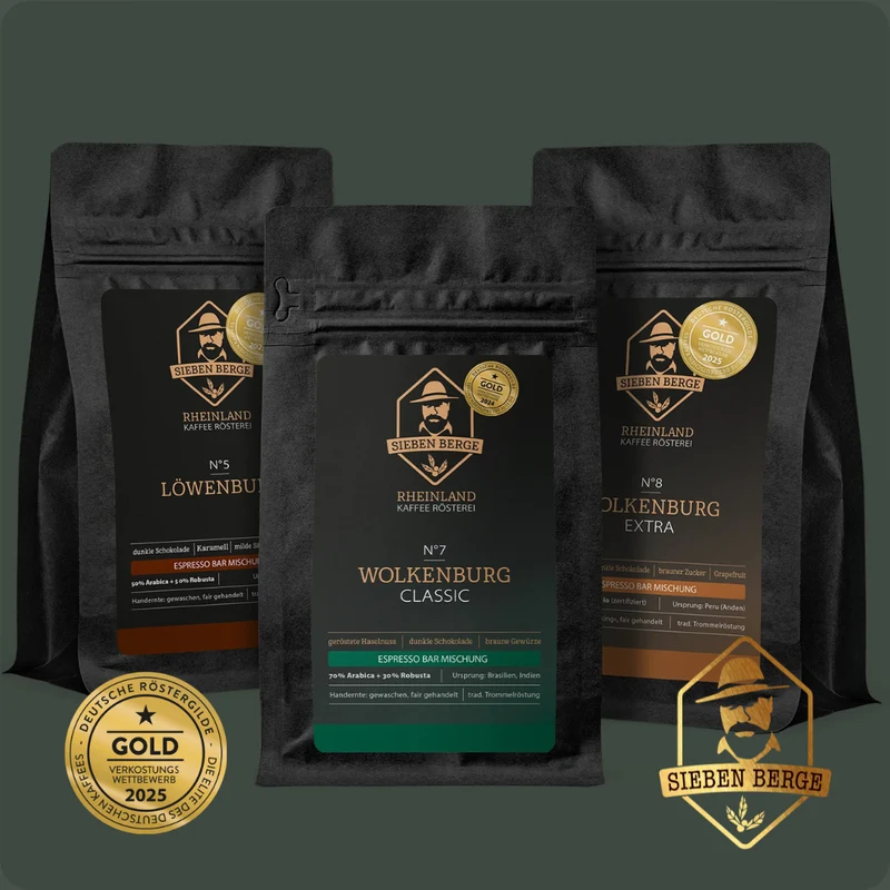 Probierpaket Trio für vollmundigen Espresso 3 x 250g