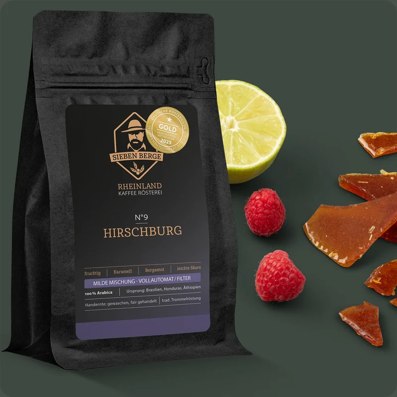 N°9 Hirschburg – fruchtig & karamelliger Charakter für Vollautomat & Filterkaffee