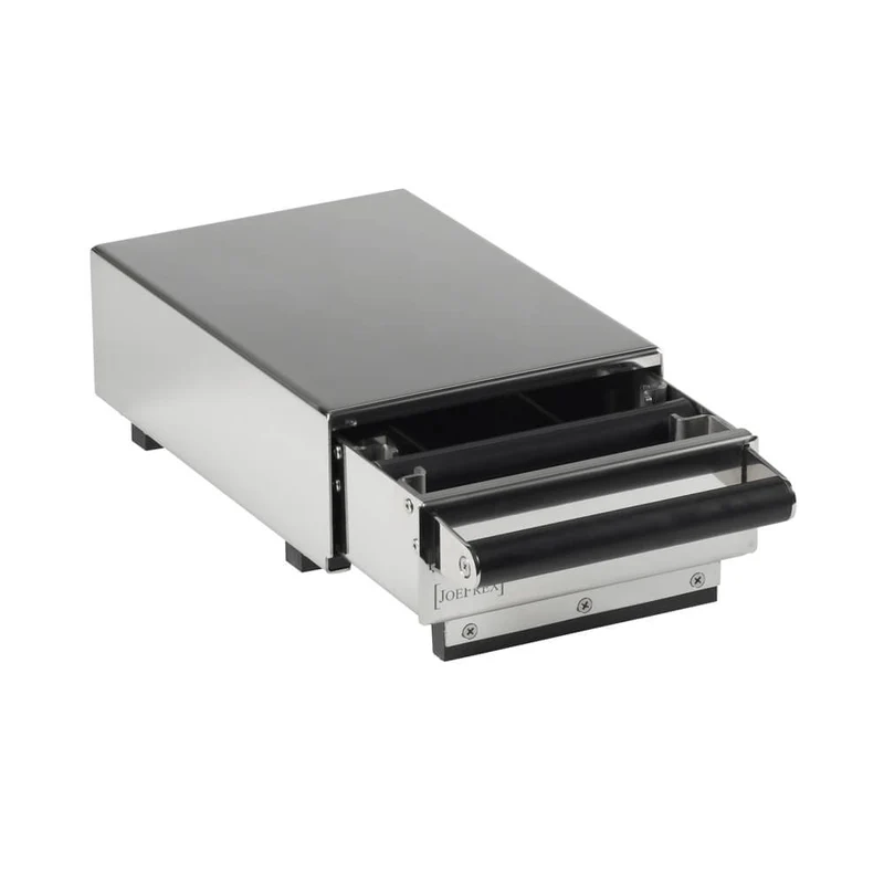 JoeFrex Drawer Exclusive Mini - hochwertiger Edelstahl Abschlagbehälter