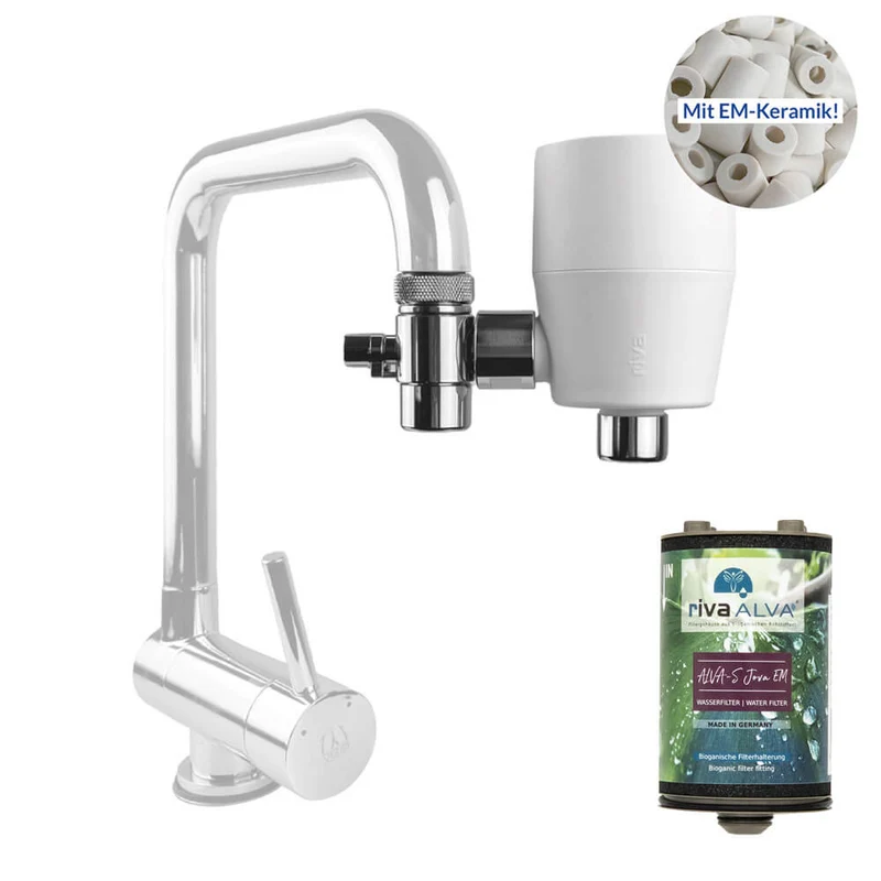rivaALVA-S Jova EM Wasserhahn Wasserfilter mit EM-Keramik
