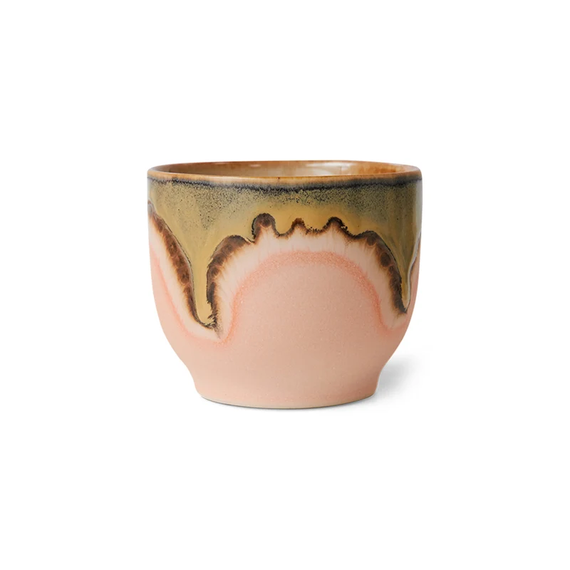 Blossom 70er Keramik Café Tasse