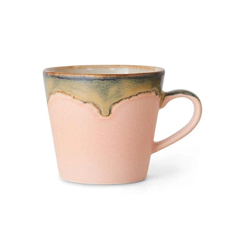 Blossom 70er Keramik Cappuccinotasse