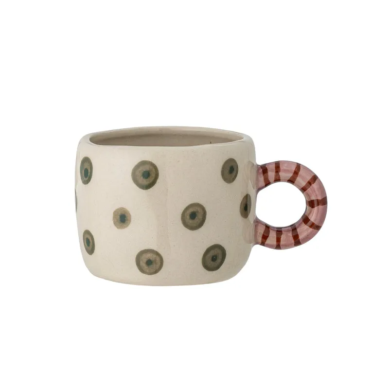 Grüne Nini Dots Tasse