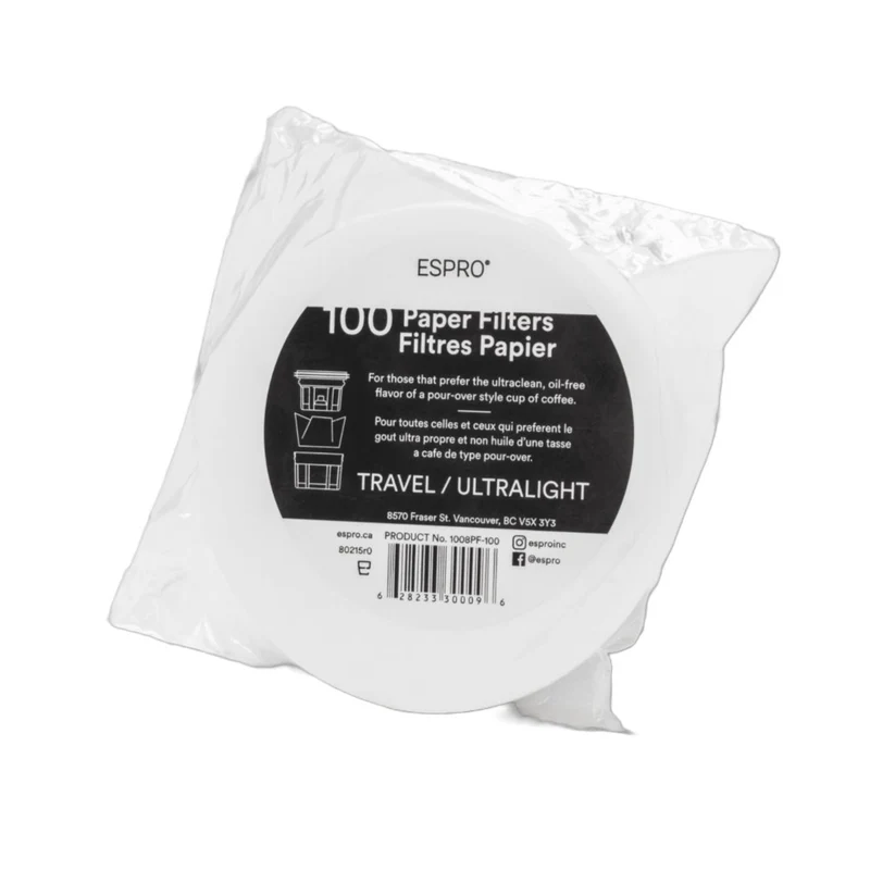 Travel Press Paper Filters (100-Pack)