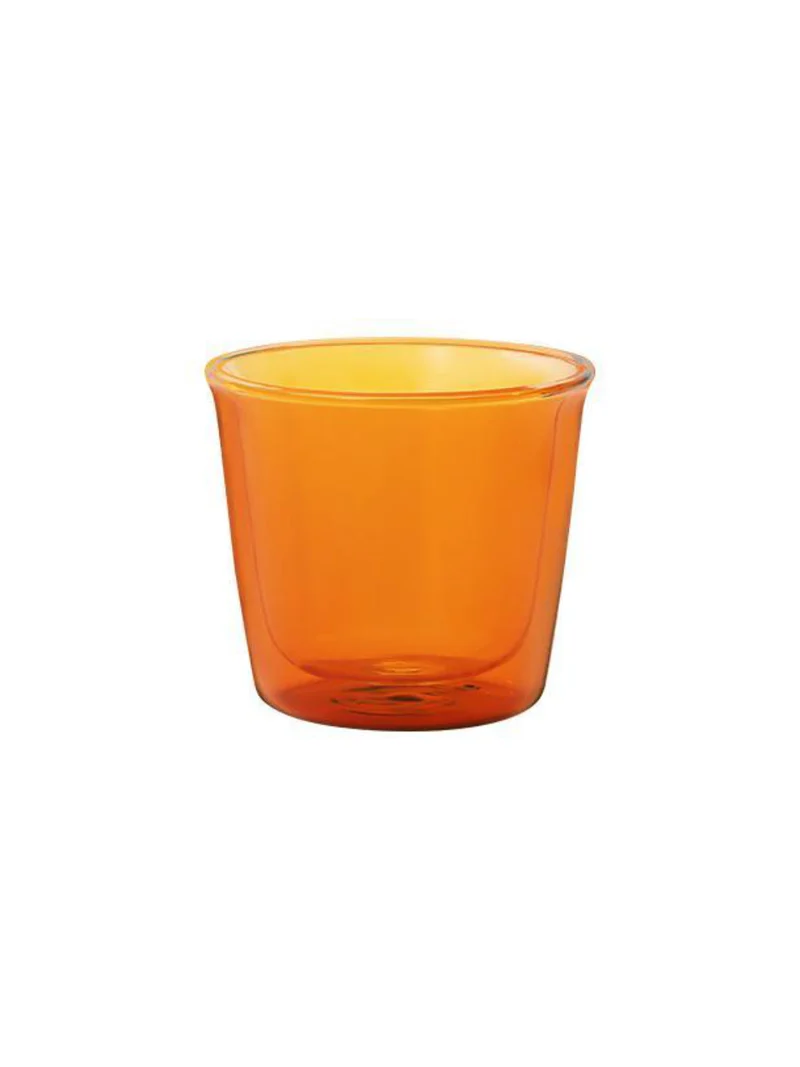 Cast Amber Double Wall Glass 210ml