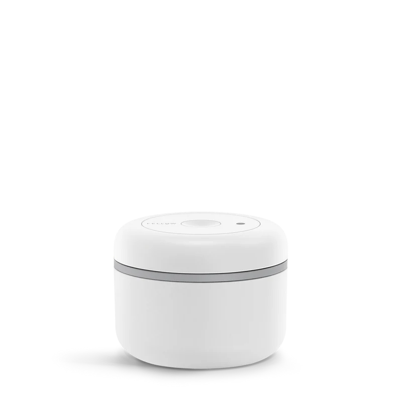 Fellow Atmos Canister Vakuum Aufbewahrungsdose für Kaffeebohnen 400 ml / Matt-Weiß