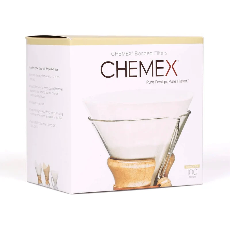 Chemex-Filter | weiß, quadratisch gefaltet, für 6-10 Tassen