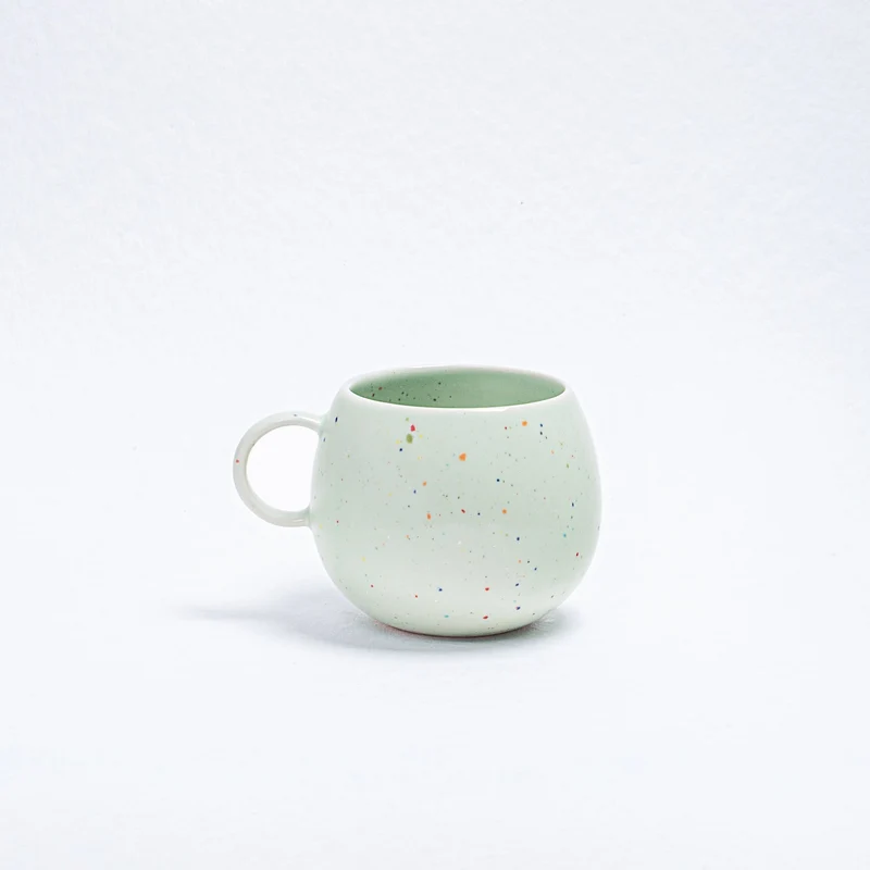 Grüne Kugel Tasse