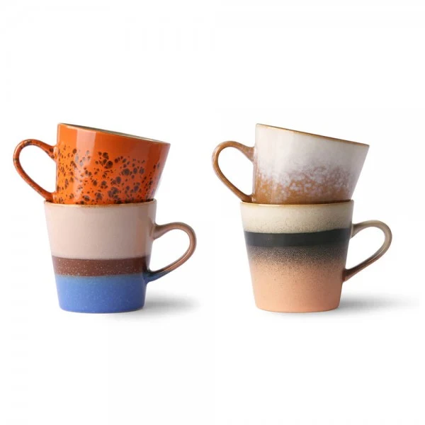 70er-Jahre-Keramik-Americano-Tasse